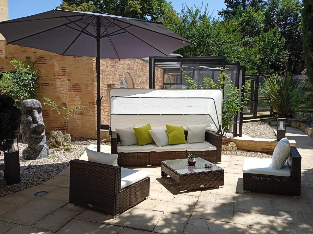 Au Grand Hotel De Sarlat - Pavillon De Selves ภายนอก รูปภาพ